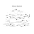 Anafe Eléctrico Vitrocerámico Whirlpool AKT8090L 60 cm Empotrable