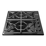 Anafe a Gas Empotrable Florencia FLOR 6747N 4 Hornallas Negro