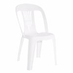Silla de plástico blanca Garden Life antonella