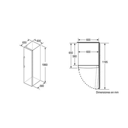 Freezer Bosch No Frost 255L Acero Inox. Empotrable GSN36AI3P Serie 6
